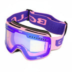 Magnetic Ski Goggles - Purple