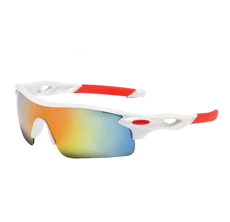 Óculos de Sol Esportivo  | Betsy - Branco e Vermelho